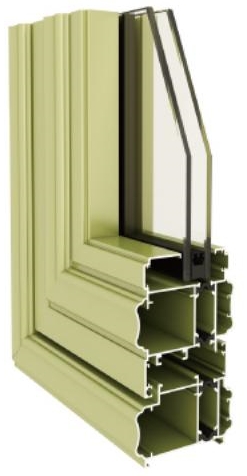 75 series antique insulated casement window