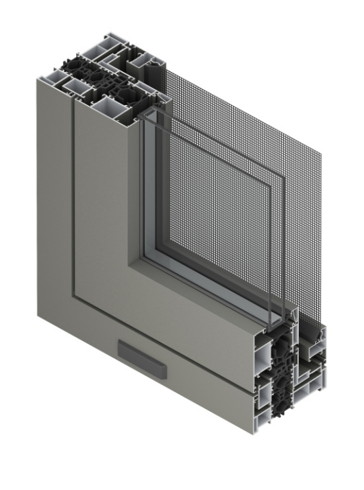 WGC122A integrated external window screen